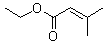 C7H12O2，638-10-8，3-甲基巴豆酸乙酯，3-甲基巴豆酸乙酯，3-甲基-2-丁烯酸乙酯，千里酸乙酯，3,3-二甲基丙烯酸乙酯，3-甲基丁烯酸酯，3-甲基丁烯酸乙酯，3,3-二甲基丙烯酸乙酯分子结构式