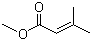 3,3-二甲基丙烯酸甲酯分子结构式